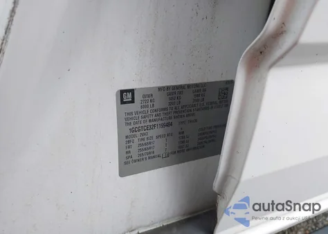 2015 Chevrolet Colorado Z71 from USA, damaged, VIN 1GCGTCE32F1199484